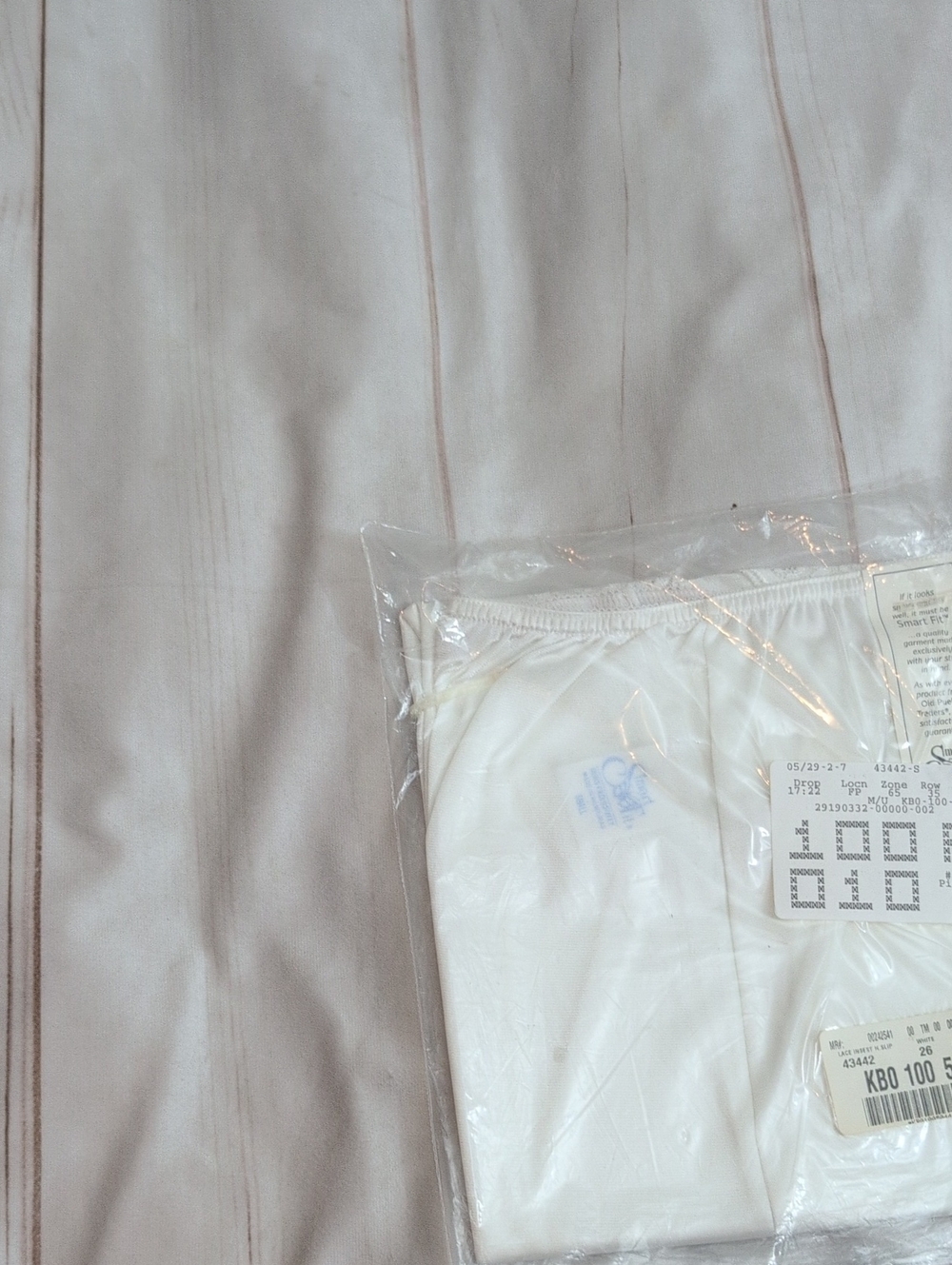 Smart Fit Old Pueblo Traders Half Slip Small White Lace Inset NOS 43442